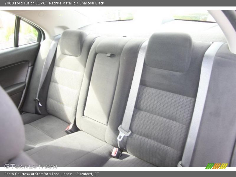 Redfire Metallic / Charcoal Black 2008 Ford Fusion SE V6