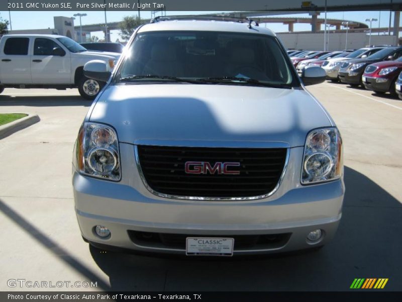 Pure Silver Metallic / Light Tan 2011 GMC Yukon SLE