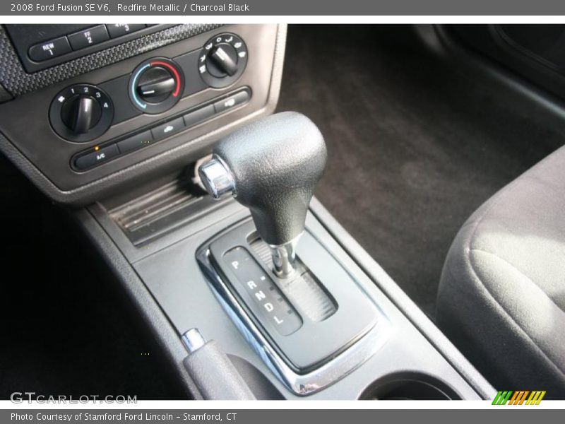 Redfire Metallic / Charcoal Black 2008 Ford Fusion SE V6