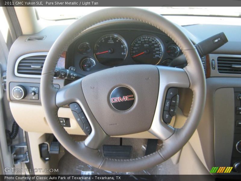 Pure Silver Metallic / Light Tan 2011 GMC Yukon SLE