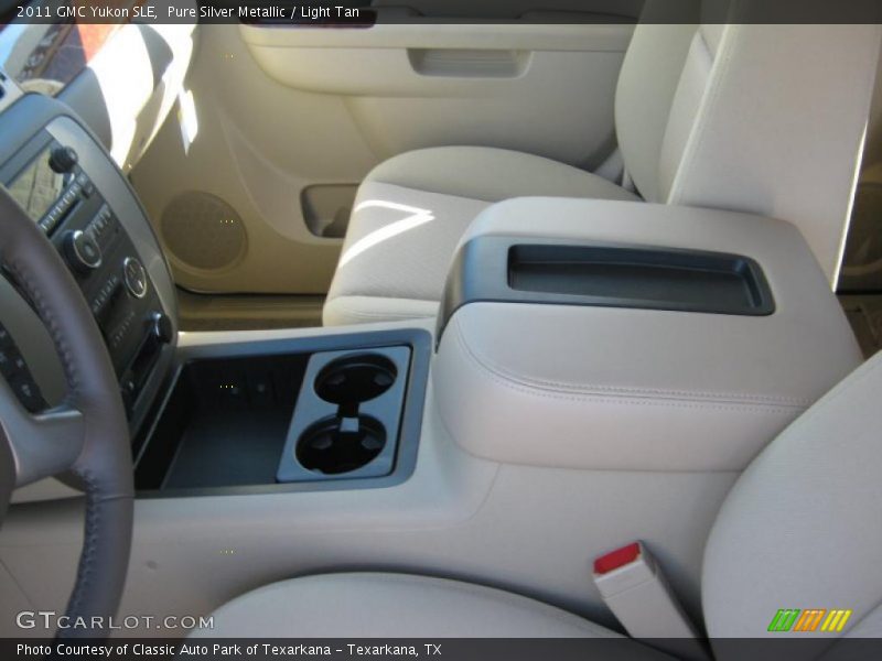 Pure Silver Metallic / Light Tan 2011 GMC Yukon SLE