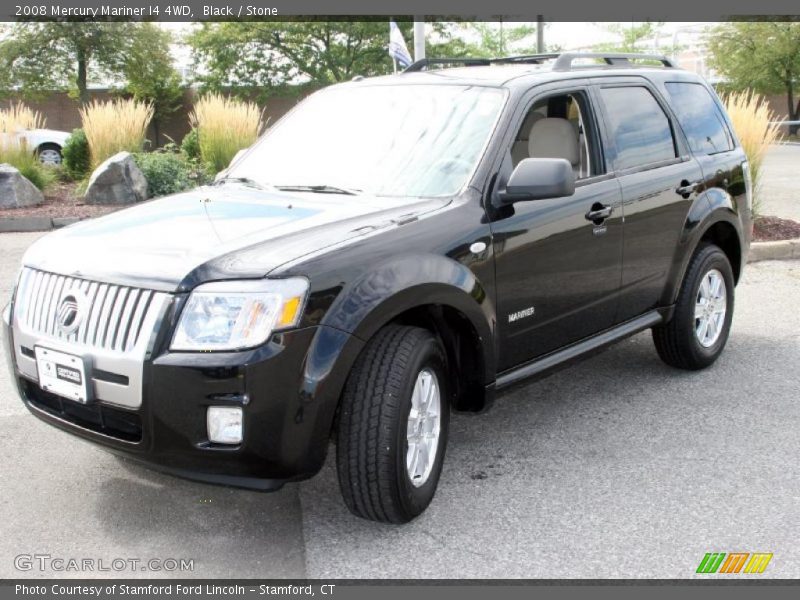 Black / Stone 2008 Mercury Mariner I4 4WD