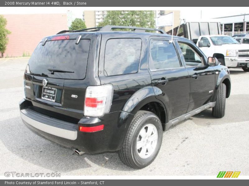 Black / Stone 2008 Mercury Mariner I4 4WD