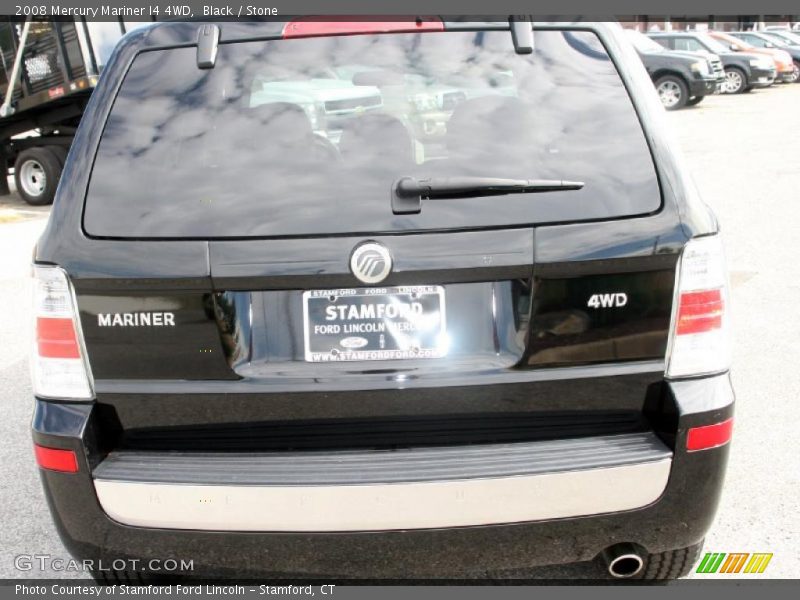 Black / Stone 2008 Mercury Mariner I4 4WD