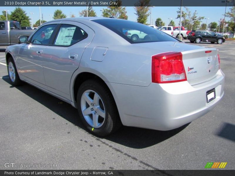 Bright Silver Metallic / Dark Slate Gray 2010 Dodge Charger 3.5L