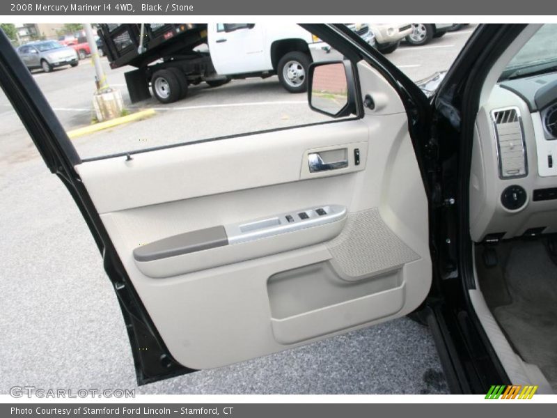 Black / Stone 2008 Mercury Mariner I4 4WD