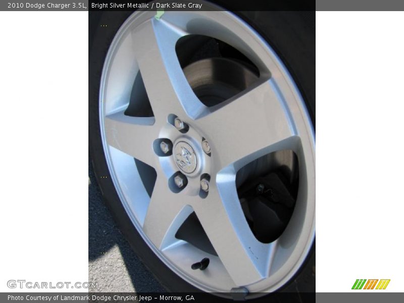 Bright Silver Metallic / Dark Slate Gray 2010 Dodge Charger 3.5L