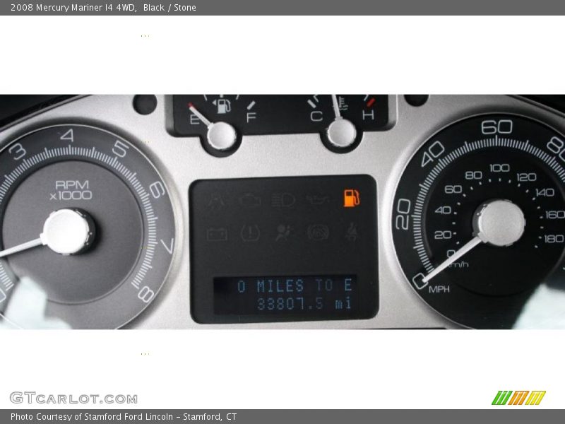 Black / Stone 2008 Mercury Mariner I4 4WD