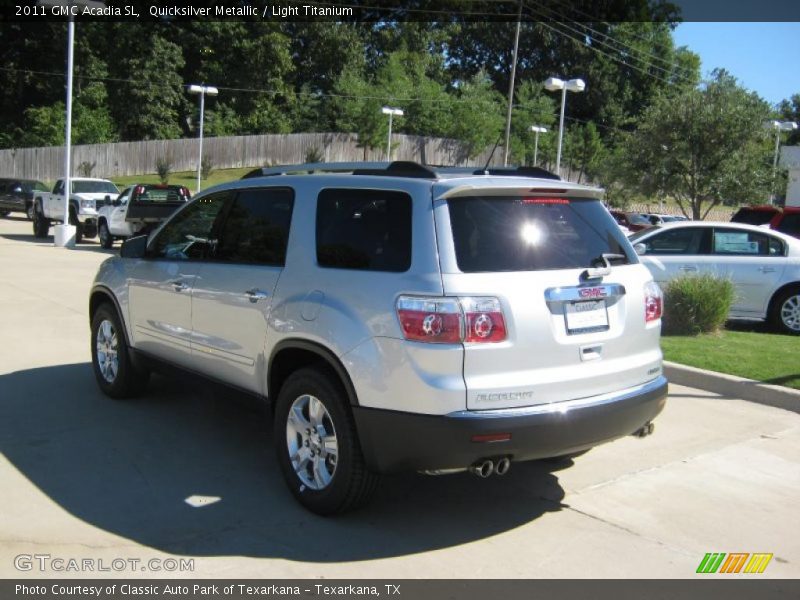 Quicksilver Metallic / Light Titanium 2011 GMC Acadia SL