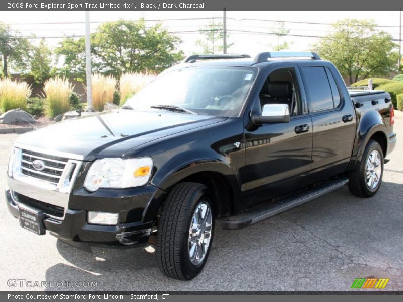 Black / Dark Charcoal 2008 Ford Explorer Sport Trac Limited 4x4