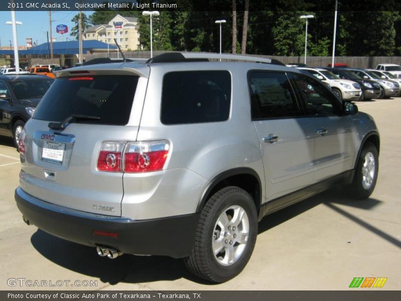 Quicksilver Metallic / Light Titanium 2011 GMC Acadia SL