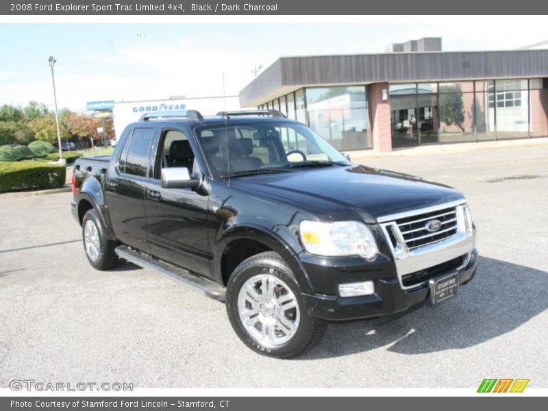 Black / Dark Charcoal 2008 Ford Explorer Sport Trac Limited 4x4