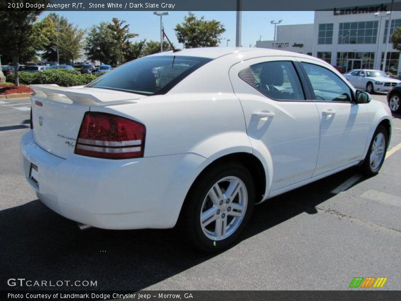 Stone White / Dark Slate Gray 2010 Dodge Avenger R/T