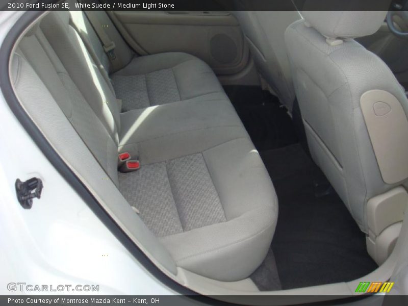 White Suede / Medium Light Stone 2010 Ford Fusion SE