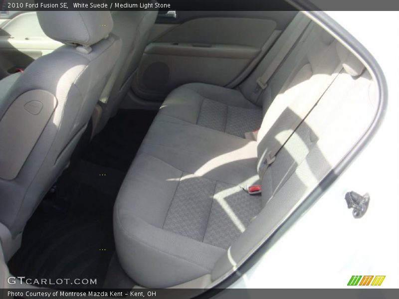 White Suede / Medium Light Stone 2010 Ford Fusion SE