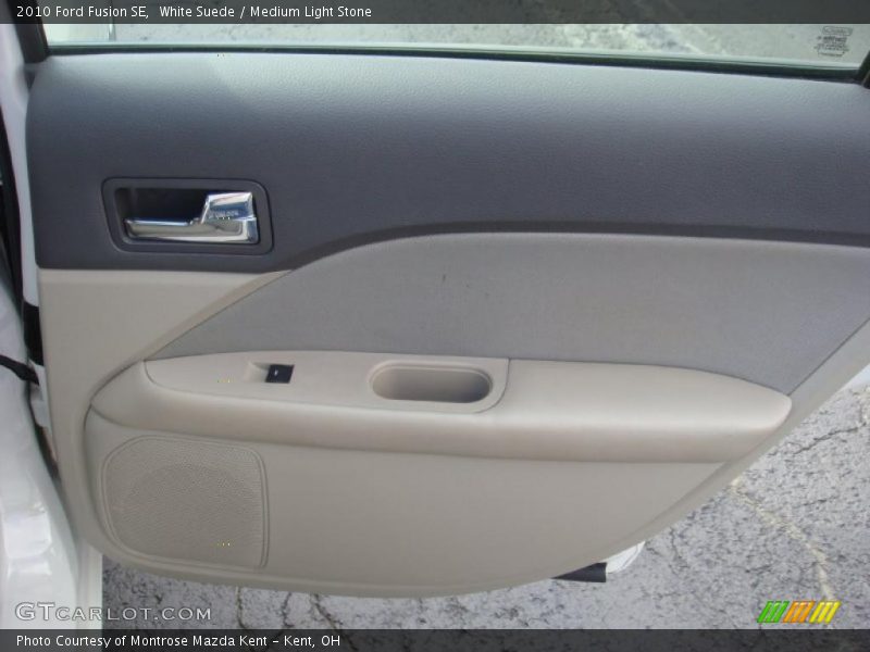 White Suede / Medium Light Stone 2010 Ford Fusion SE