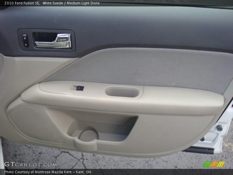White Suede / Medium Light Stone 2010 Ford Fusion SE