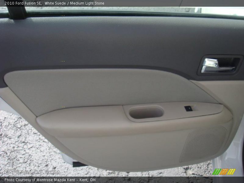 White Suede / Medium Light Stone 2010 Ford Fusion SE