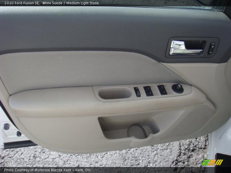 White Suede / Medium Light Stone 2010 Ford Fusion SE