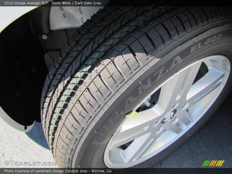 Stone White / Dark Slate Gray 2010 Dodge Avenger R/T