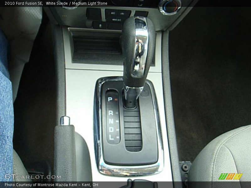 White Suede / Medium Light Stone 2010 Ford Fusion SE