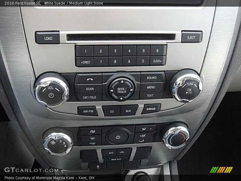 White Suede / Medium Light Stone 2010 Ford Fusion SE