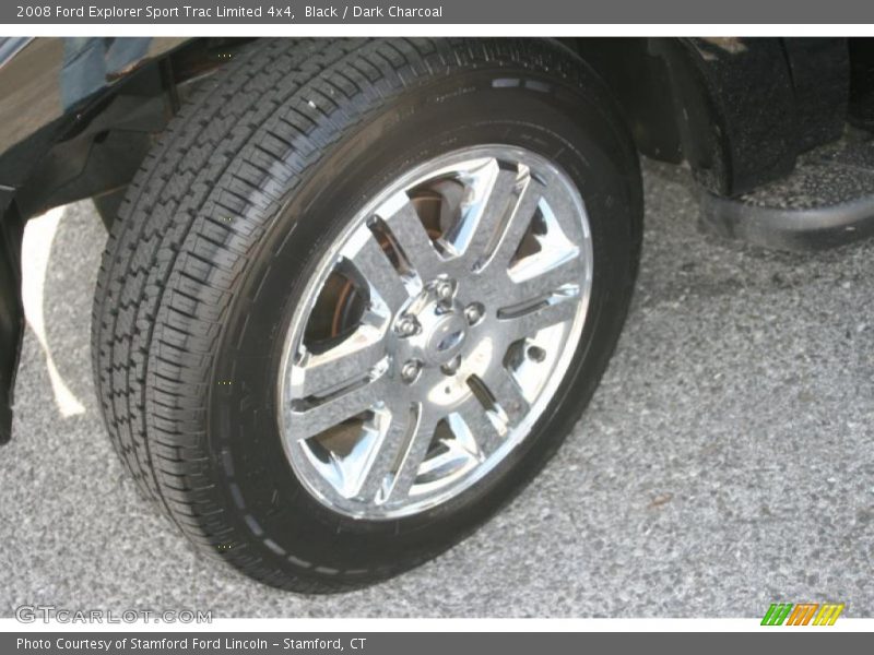Black / Dark Charcoal 2008 Ford Explorer Sport Trac Limited 4x4