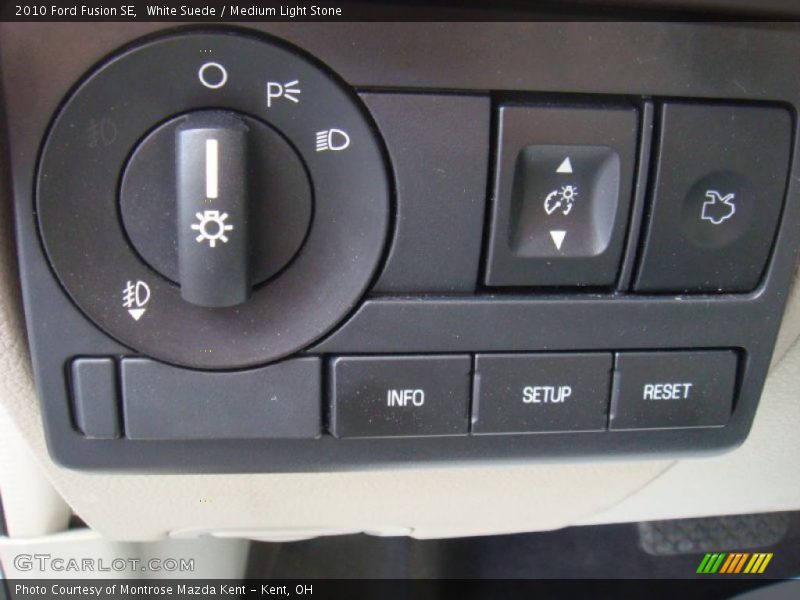 White Suede / Medium Light Stone 2010 Ford Fusion SE