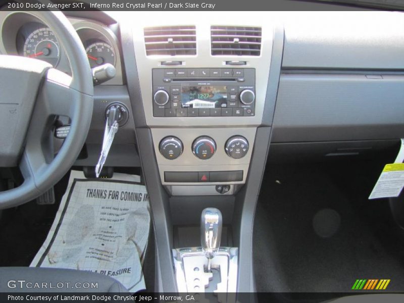 Inferno Red Crystal Pearl / Dark Slate Gray 2010 Dodge Avenger SXT