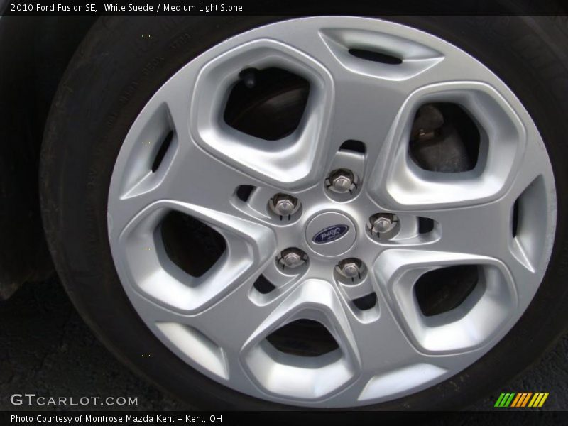 White Suede / Medium Light Stone 2010 Ford Fusion SE