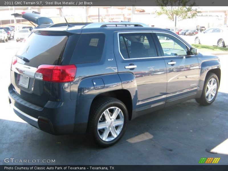 Steel Blue Metallic / Jet Black 2011 GMC Terrain SLT