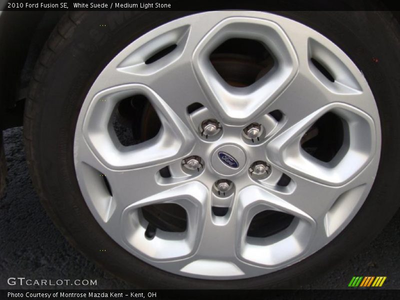 White Suede / Medium Light Stone 2010 Ford Fusion SE