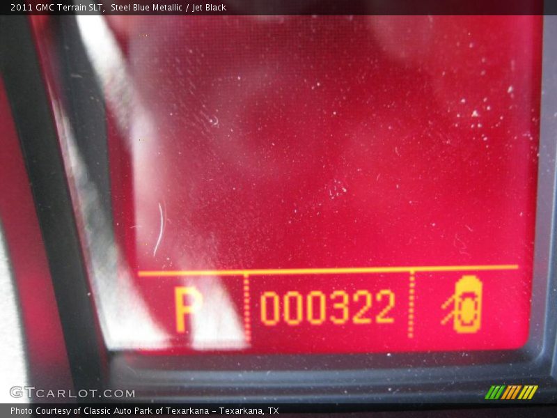 Steel Blue Metallic / Jet Black 2011 GMC Terrain SLT