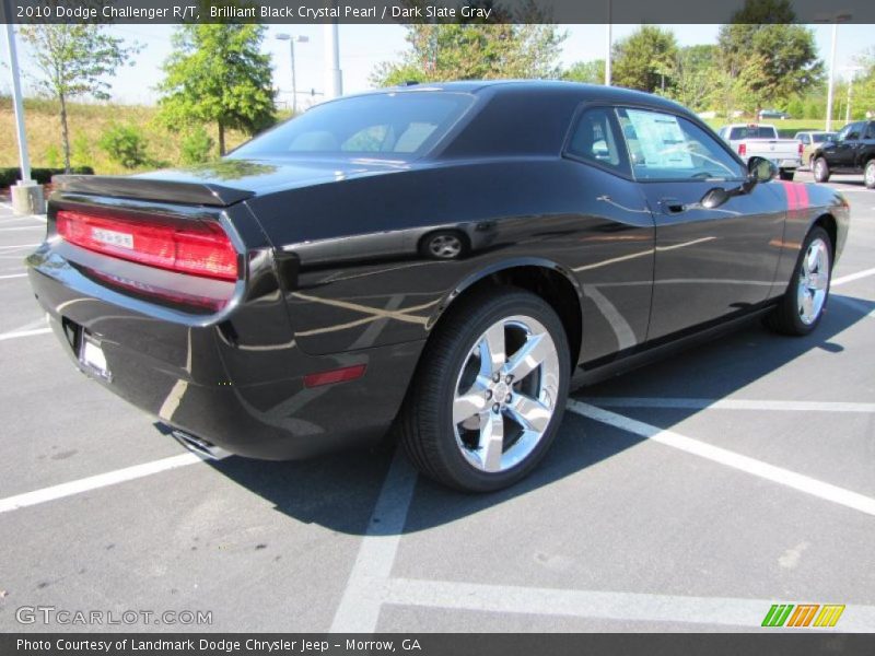 Brilliant Black Crystal Pearl / Dark Slate Gray 2010 Dodge Challenger R/T
