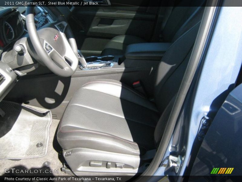 Steel Blue Metallic / Jet Black 2011 GMC Terrain SLT