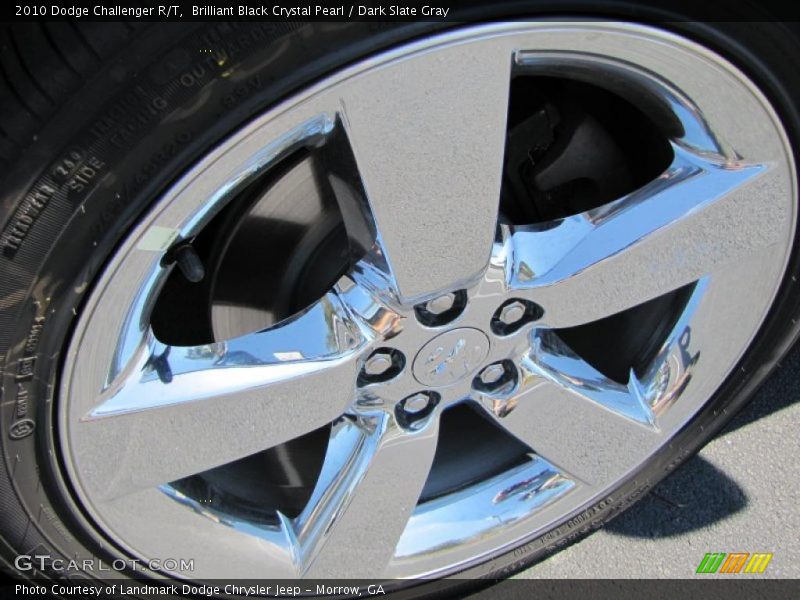 Brilliant Black Crystal Pearl / Dark Slate Gray 2010 Dodge Challenger R/T