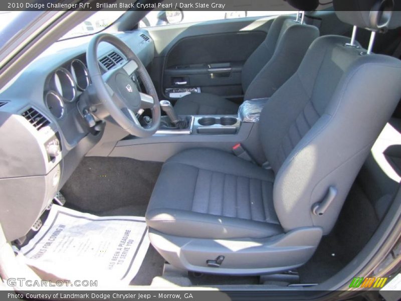 Brilliant Black Crystal Pearl / Dark Slate Gray 2010 Dodge Challenger R/T