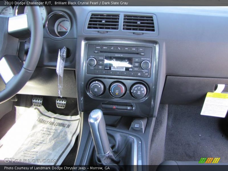 Brilliant Black Crystal Pearl / Dark Slate Gray 2010 Dodge Challenger R/T