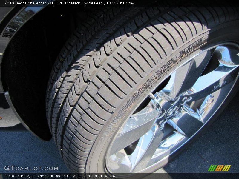 Brilliant Black Crystal Pearl / Dark Slate Gray 2010 Dodge Challenger R/T