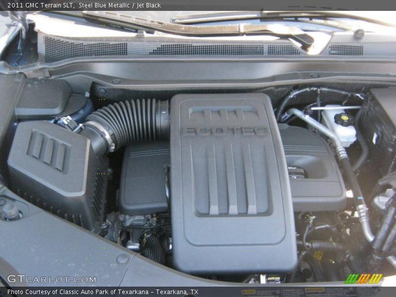 Steel Blue Metallic / Jet Black 2011 GMC Terrain SLT