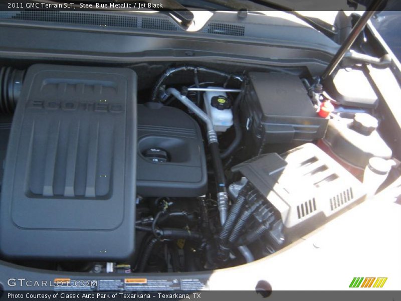 Steel Blue Metallic / Jet Black 2011 GMC Terrain SLT
