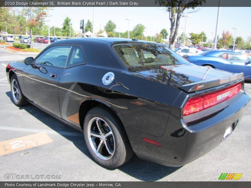 Brilliant Black Crystal Pearl / Dark Slate Gray 2010 Dodge Challenger SE
