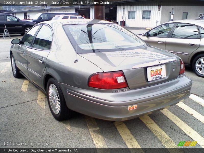 Spruce Green Metallic / Medium Graphite 2002 Mercury Sable GS Sedan