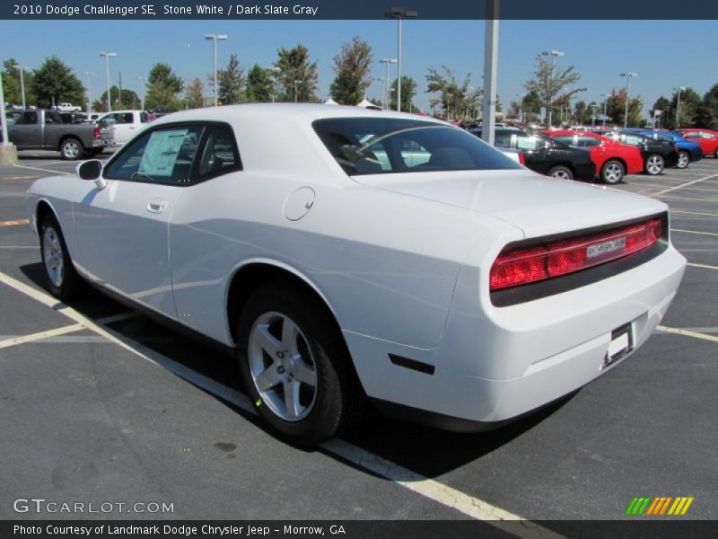 Stone White / Dark Slate Gray 2010 Dodge Challenger SE