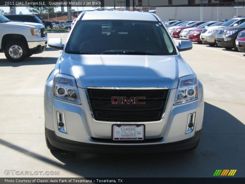 Quicksilver Metallic / Jet Black 2011 GMC Terrain SLE