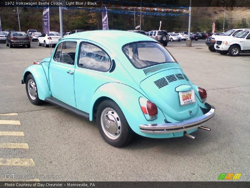 Light Blue / Black 1972 Volkswagen Beetle Coupe