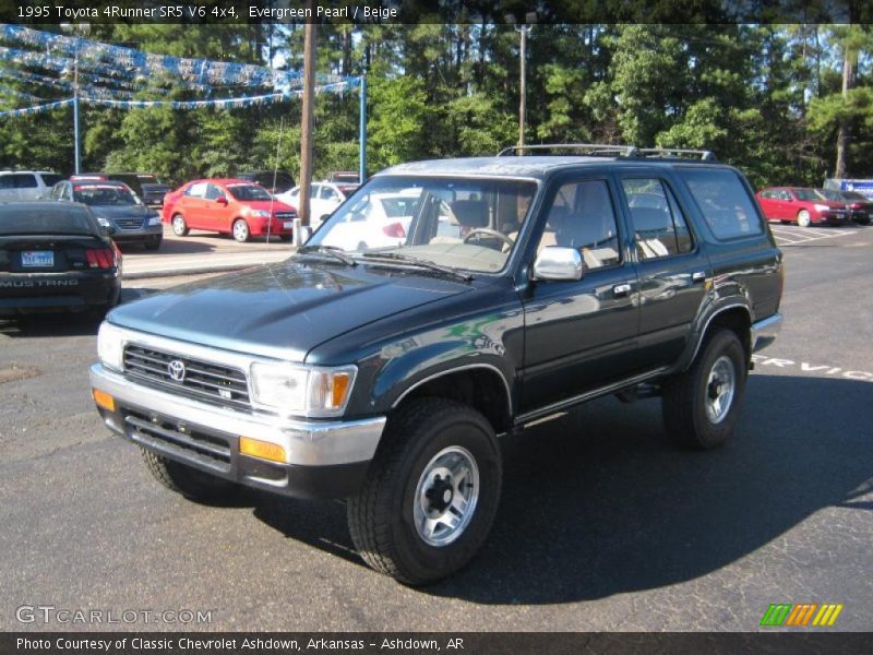 Evergreen Pearl / Beige 1995 Toyota 4Runner SR5 V6 4x4