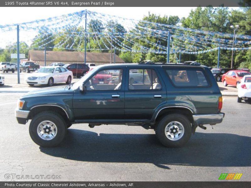 Evergreen Pearl / Beige 1995 Toyota 4Runner SR5 V6 4x4