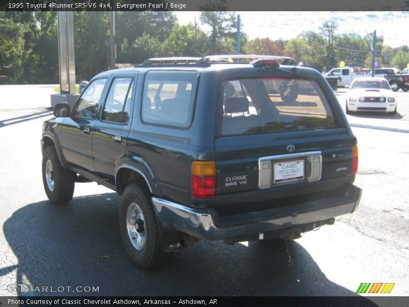 Evergreen Pearl / Beige 1995 Toyota 4Runner SR5 V6 4x4