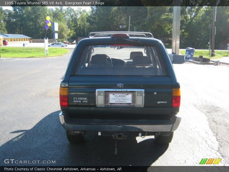 Evergreen Pearl / Beige 1995 Toyota 4Runner SR5 V6 4x4